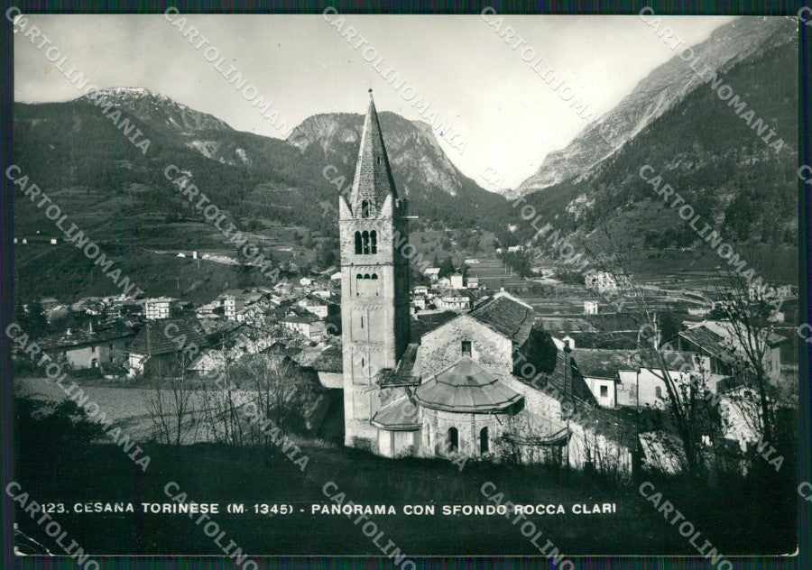Torino Cesana Torinese Rocca Clari PIEGHINE Foto FG cartolina KB2789 – fronte