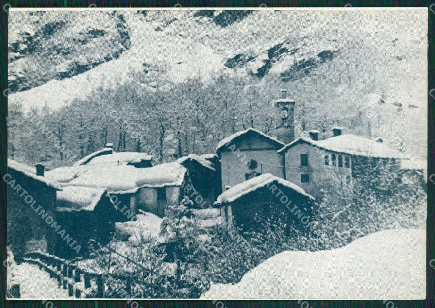 Torino Locana Fornolosa di Nevicata Foto FG cartolina KB2791 – fronte