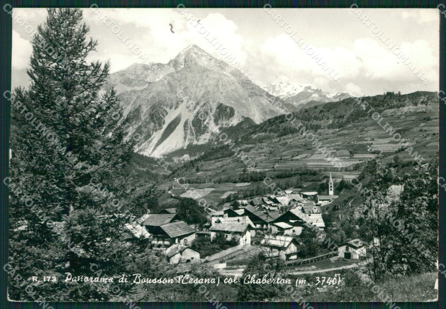 Torino Cesana Torinese Bousson Chaberton Foto FG cartolina KB2795 – fronte