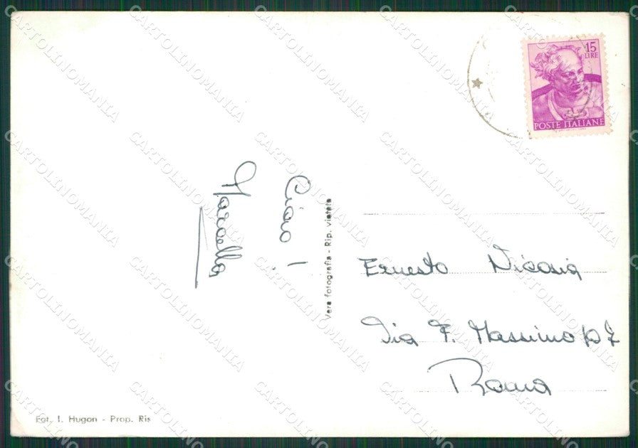 Torino Prali Ghigo Agape Nevicata Foto FG cartolina KB2797 – retro