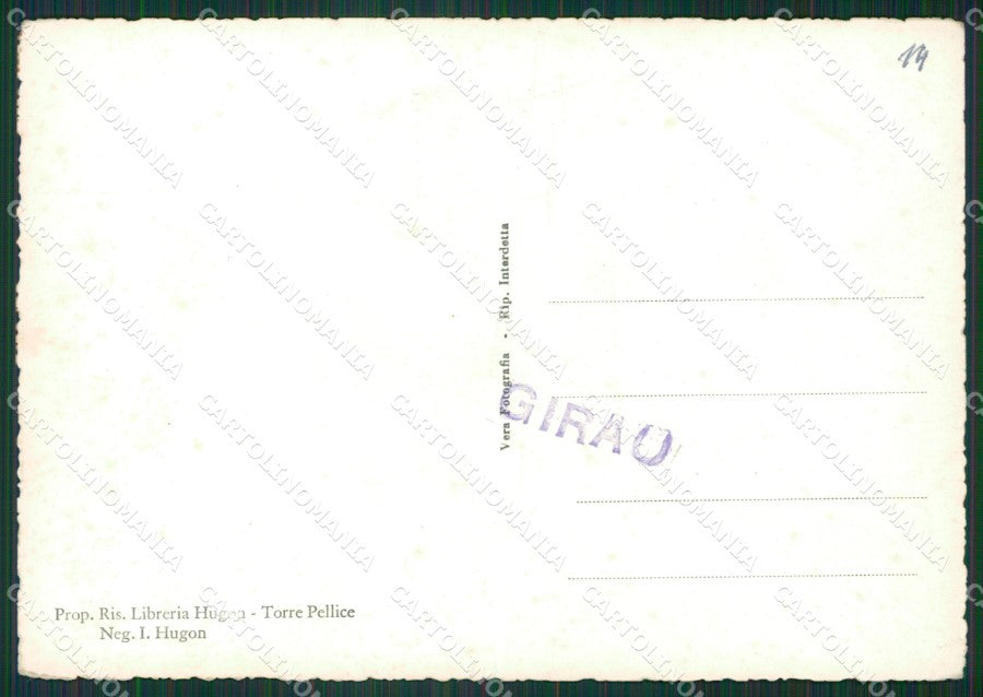 Torino Prali Ghigo Agape Alpi Cozie PIEGHINA Foto FG cartolina KB2798 – retro