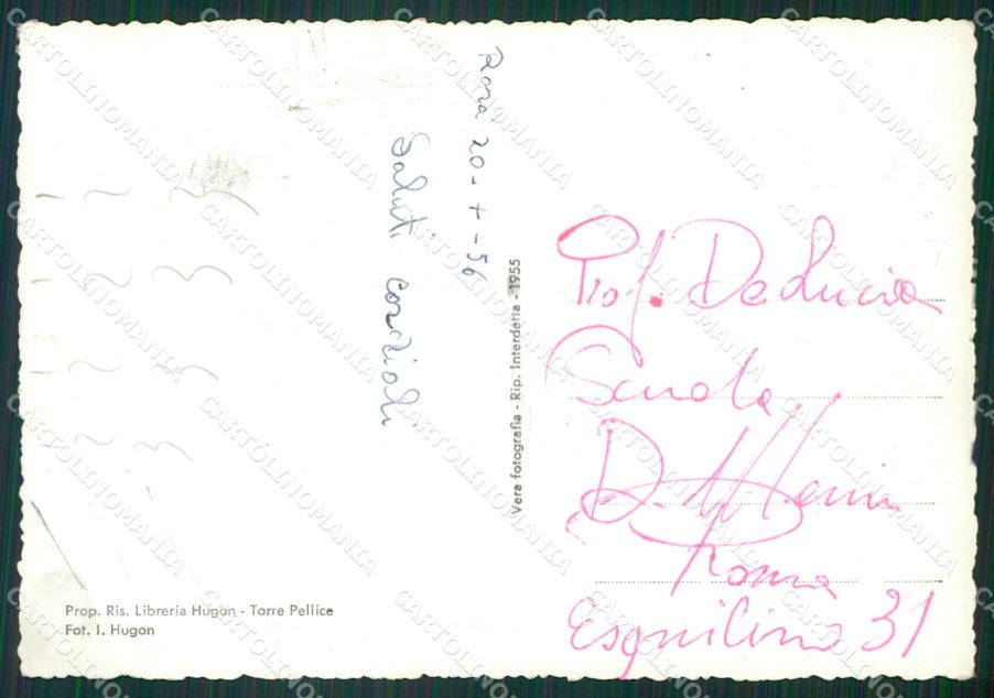 Torino Rorà PIEGHINA Foto FG cartolina KB2799 – retro