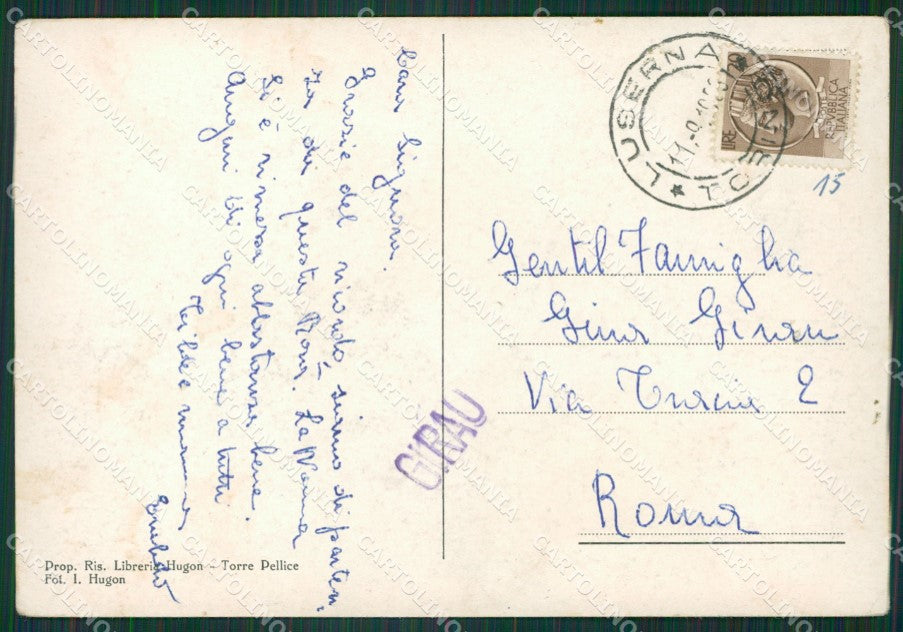 Torino Torre Pellice Pra FG cartolina KB2801 – retro