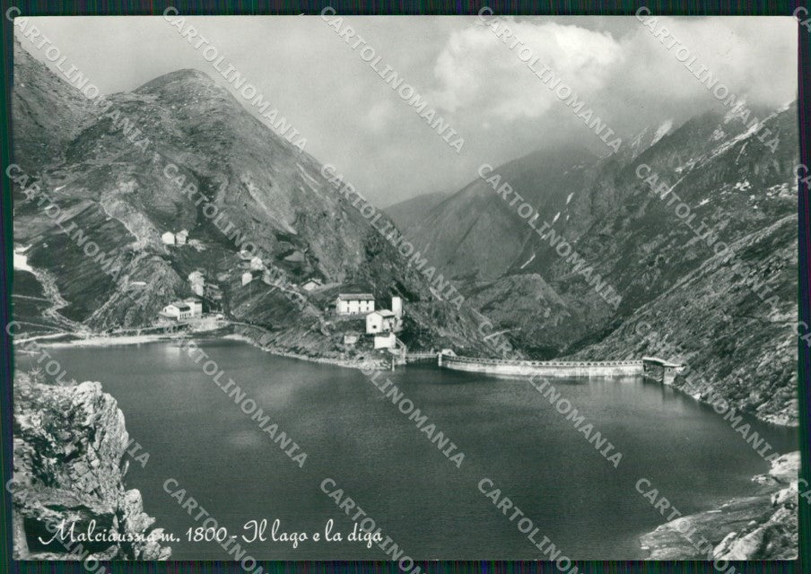Torino Usseglio Malciaussia Lago Diga Foto FG cartolina KB2802 – fronte