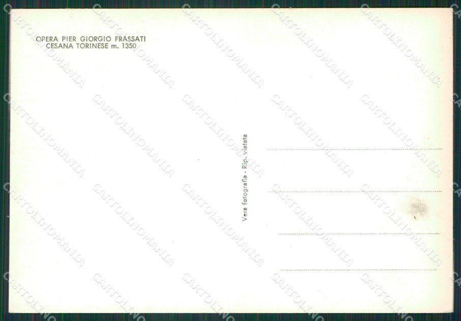 Torino Cesana Torinese Opera Frassati Foto FG cartolina KB2804 – retro