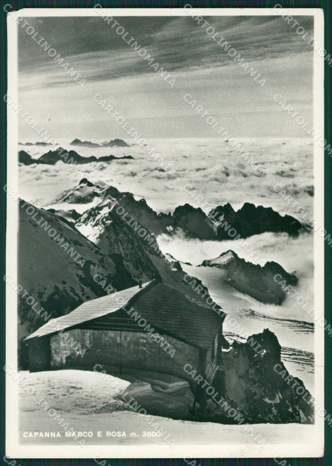Sondrio Valmalenco Capanna Marco e Rosa STRAPPO Foto FG cartolina KB2805 – fronte