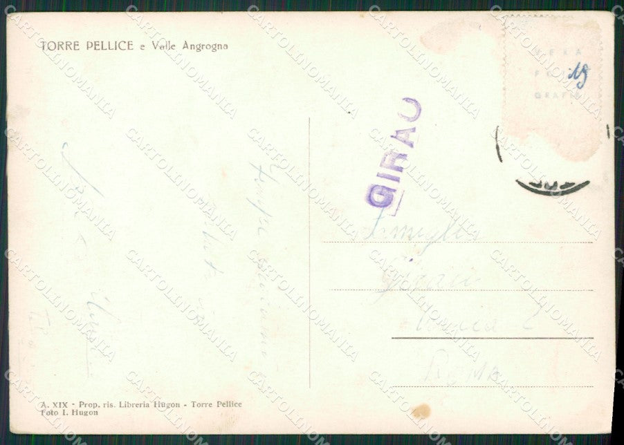 Torino Torre Pellice PIEGHINA Foto FG cartolina KB2806 – retro