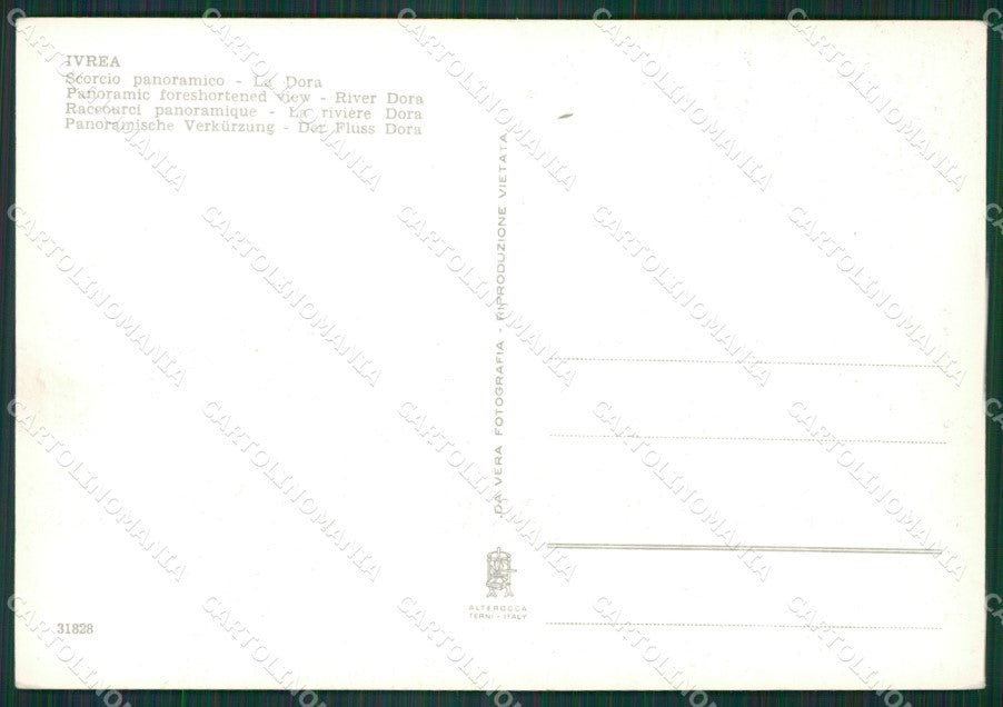 Torino Ivrea Foto FG cartolina KB2825 – retro