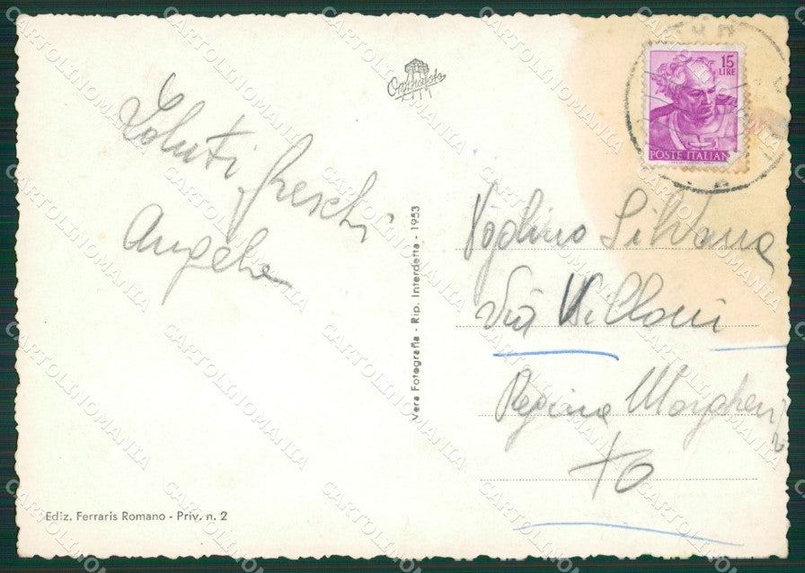 Torino Ulzio ABRASA PIEGHE Foto FG cartolina KB2842 – retro