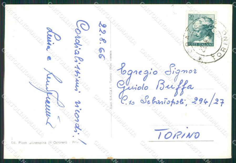 Torino Coazze Foto FG cartolina KB2854 – retro