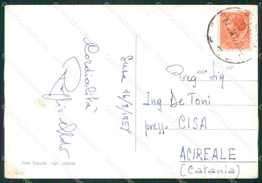Torino Susa Foto FG cartolina KB2856 – retro