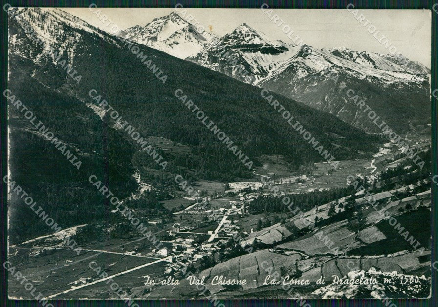 Torino Pragelato Val Chisone PIEGHE Foto FG cartolina KB2857 – fronte