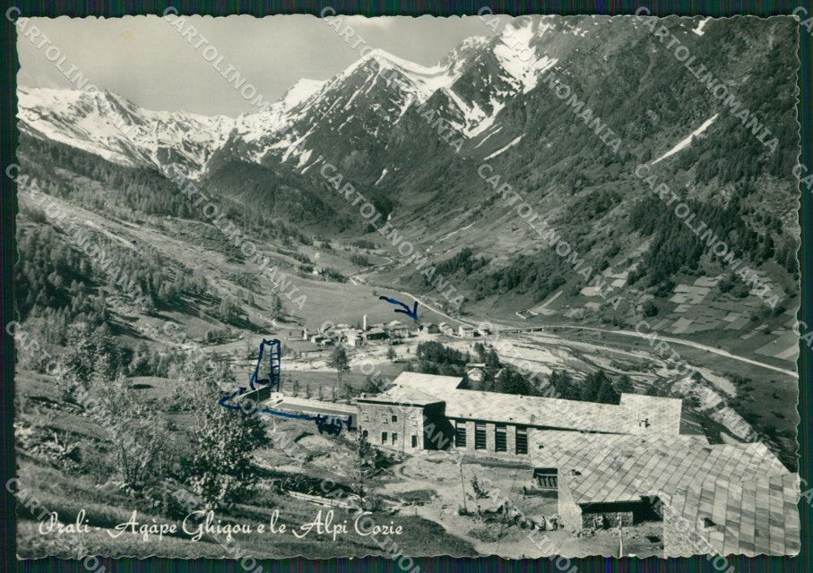 Torino Prali Ghigo Agape Foto FG cartolina KB2864 – fronte