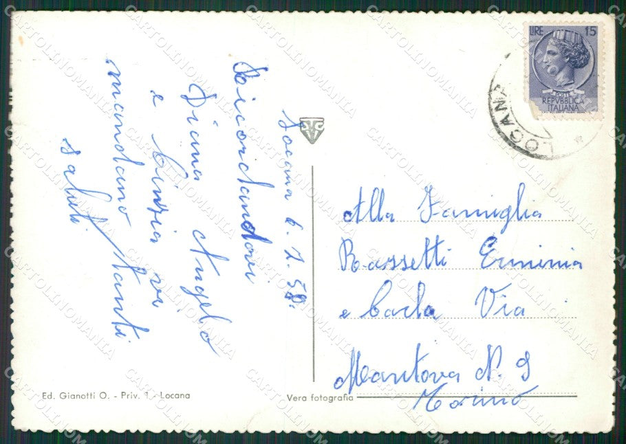 Torino Locana Canavese PIEGHE Foto FG cartolina KB2874 – retro