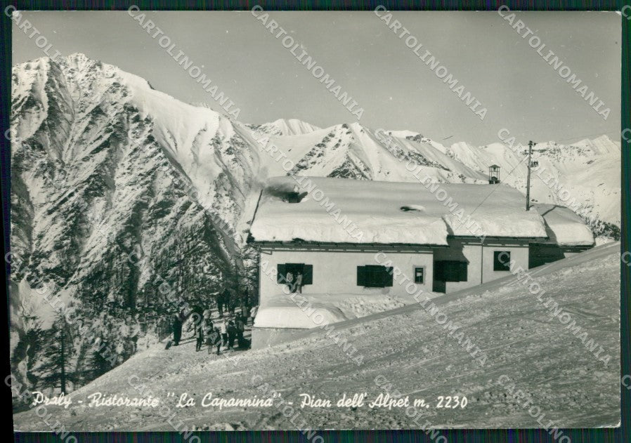 Torino Prali Nevicata Foto FG cartolina KB2876 – fronte