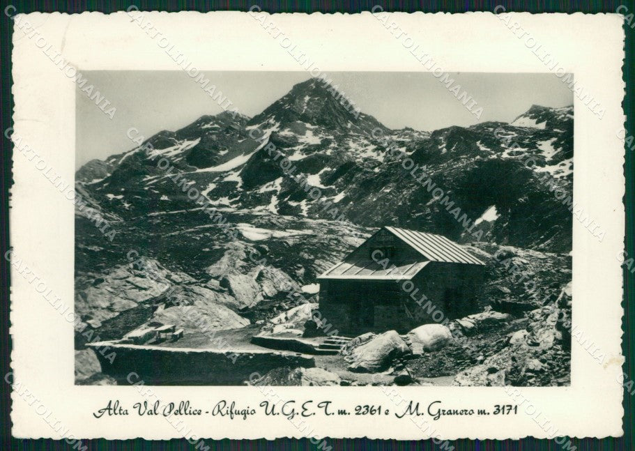Torino Bobbio Pellice Rifugio Uget Granero PIEGHINA Foto FG cartolina KB2882 – fronte