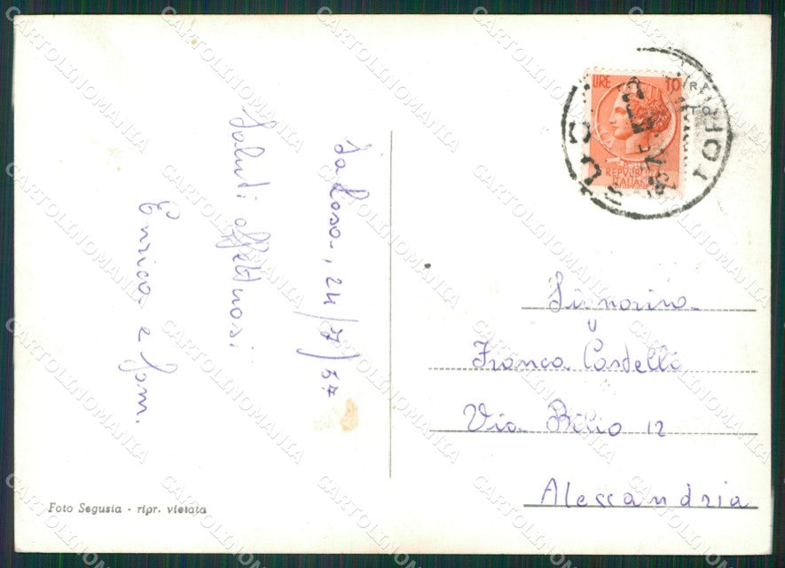 Torino Val Susa Rocciamelone Losa Foto FG cartolina KB2891 – retro