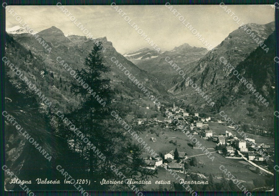 Vercelli Alagna Valsesia PIEGHINE Foto FG cartolina KB2896 – fronte
