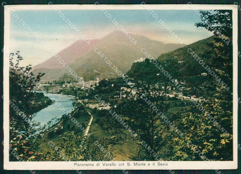 Vercelli Alagna Valsesia Sacro Monte PIEGHINA FG cartolina KB2902 – fronte