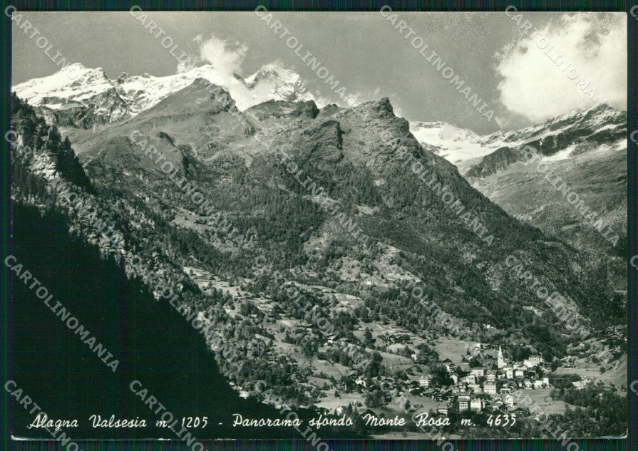 Vercelli Alagna Valsesia Monte Rosa Foto FG cartolina KB2906 – fronte