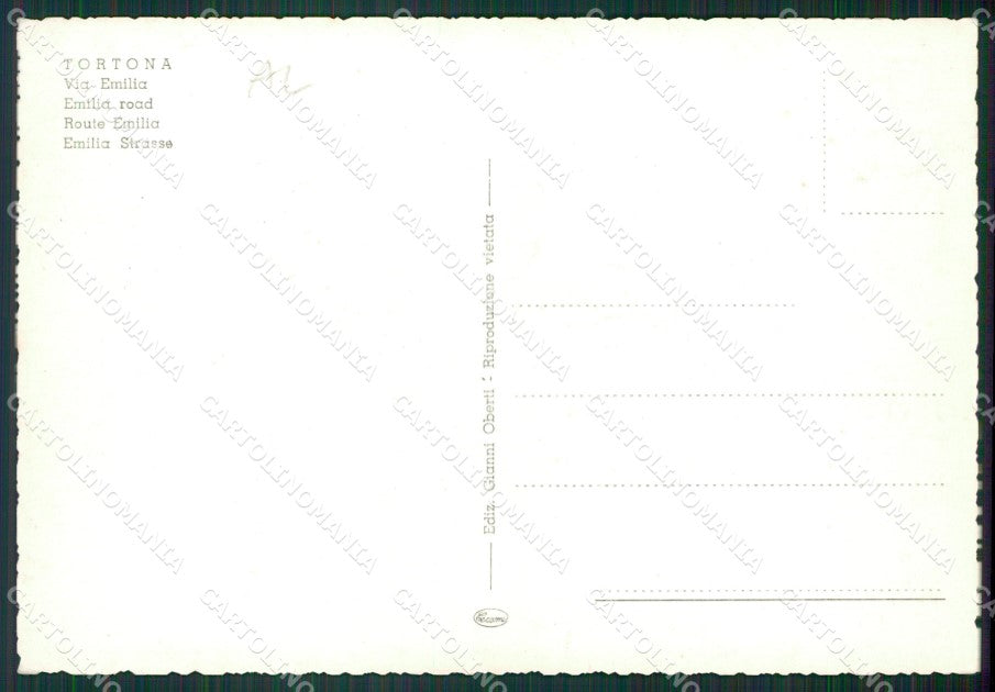 Alessandria Tortona Auto Foto FG cartolina KB2912 – retro