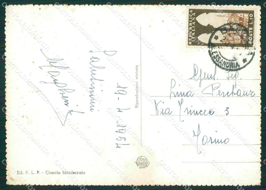 Alessandria Balzola Foto FG cartolina KB2916 – retro