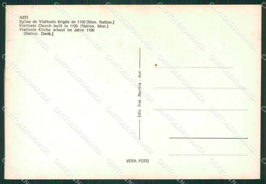 Asti Città Foto FG cartolina KB2929 – retro