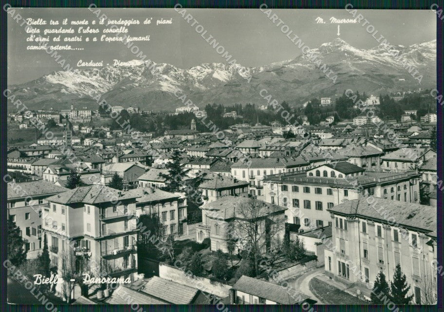 Biella Città Mucrone Carducci Foto FG cartolina KB2944 – fronte
