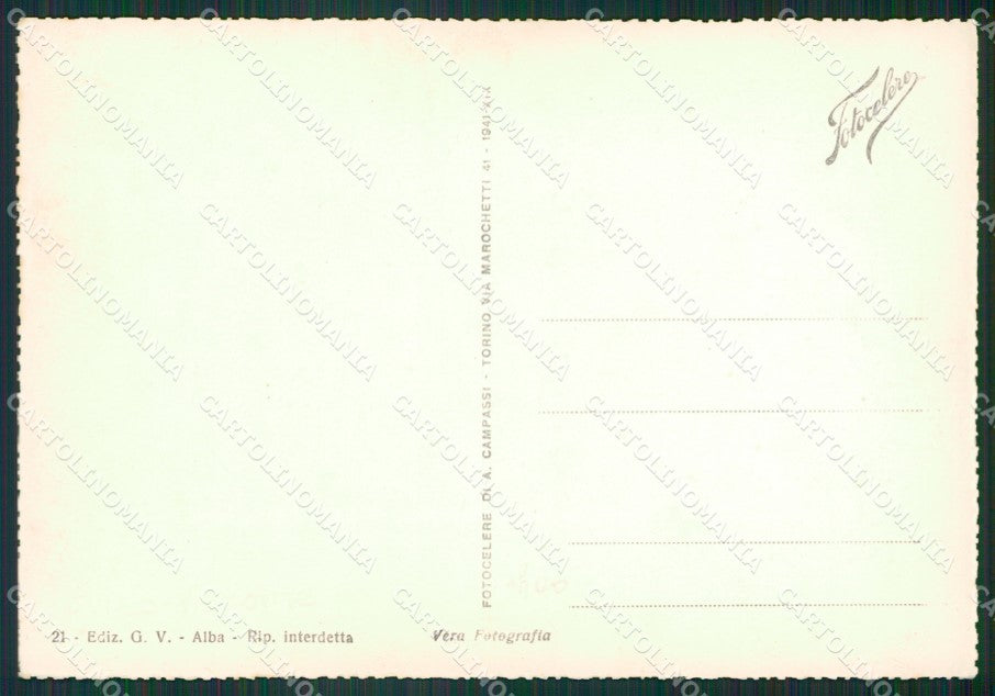 Cuneo Alba Foto FG cartolina KB2953 – retro