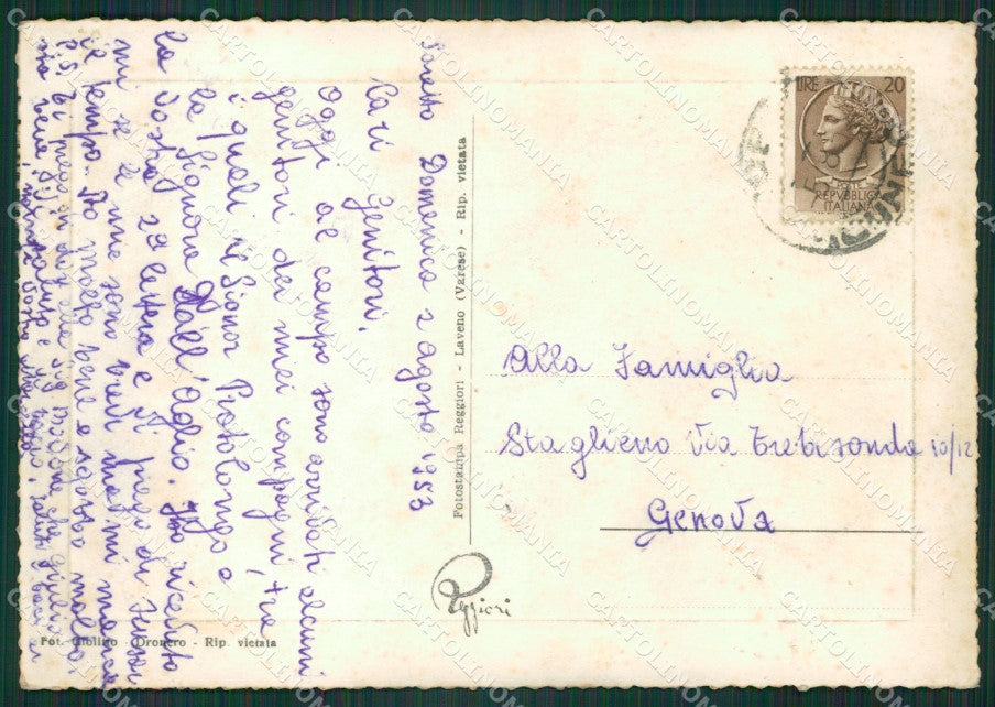 Cuneo Acceglio Saretto Foto FG cartolina KB2976 – retro