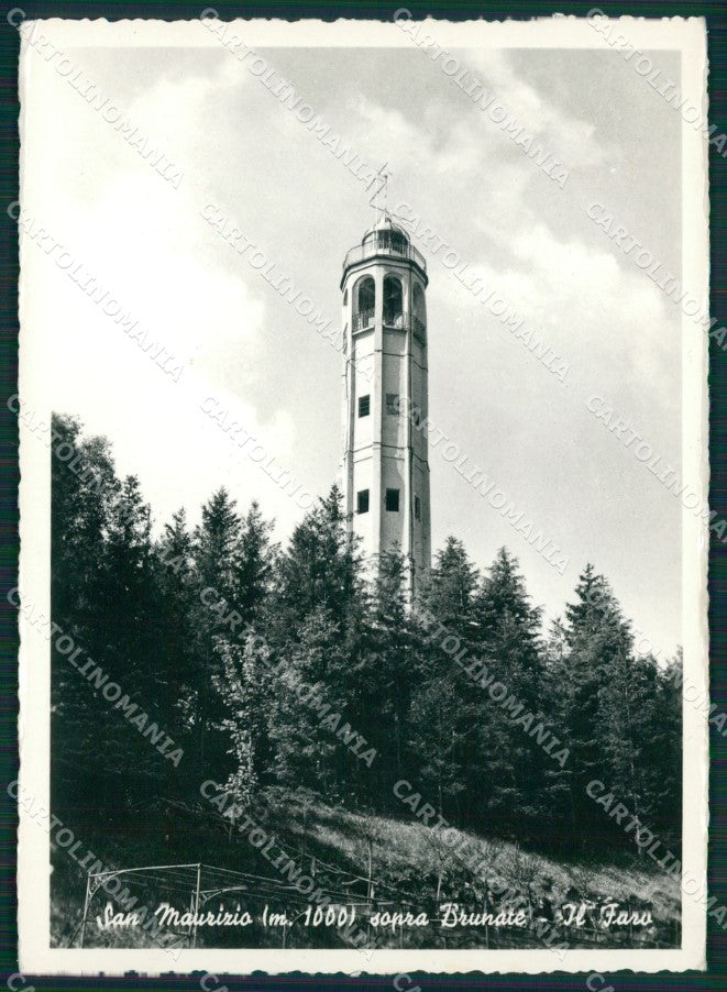 Como Brunate San Maurizio Faro Foto FG cartolina KB2999 – fronte