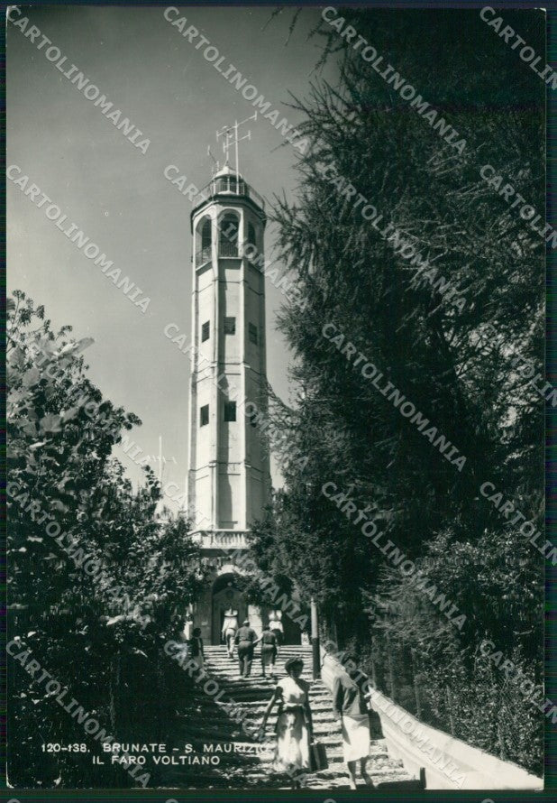 Como Brunate San Maurizio Faro Foto FG cartolina KB3006 – fronte