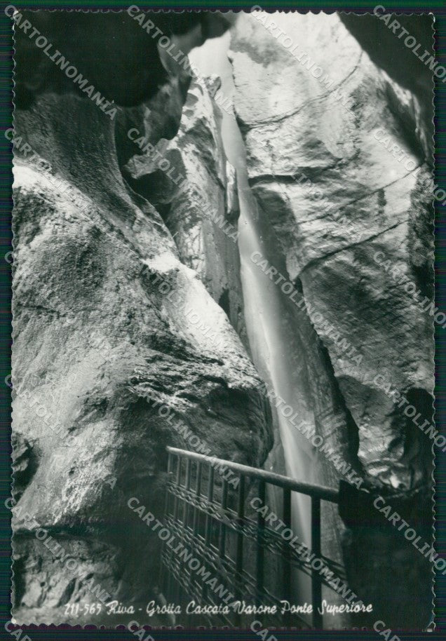 Trento Riva Cascata Varone Foto FG cartolina KB3008 – fronte