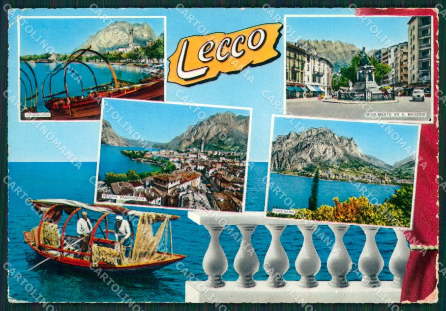 Lecco Città PIEGHINE Foto FG cartolina KB3011 – fronte