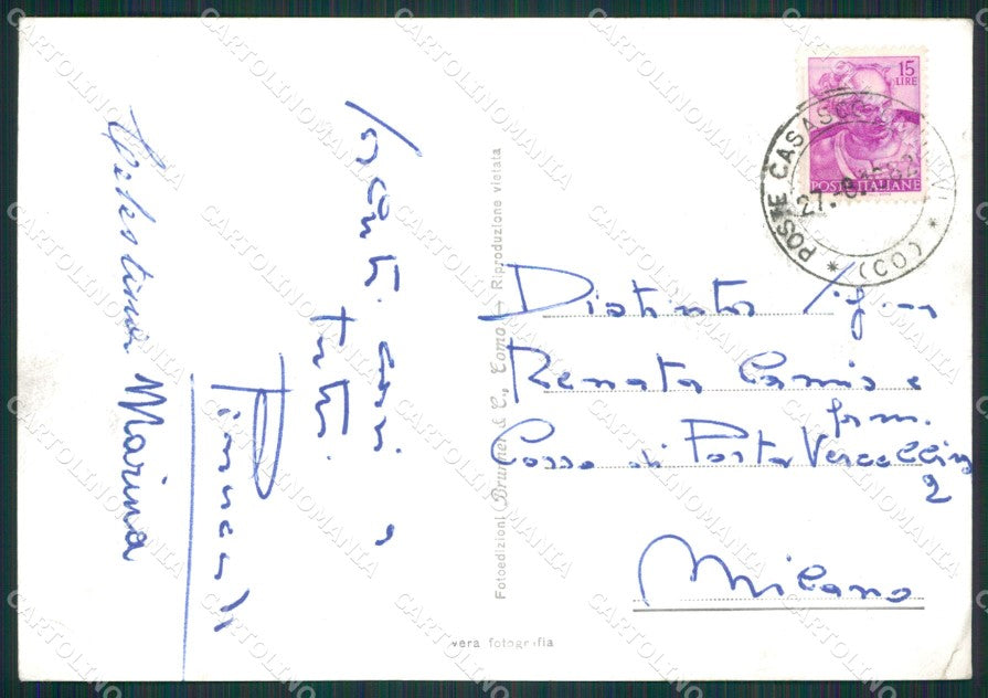 Como Casasco Valle d'Intelvi PIEGHINA Foto FG cartolina KB3022 – retro