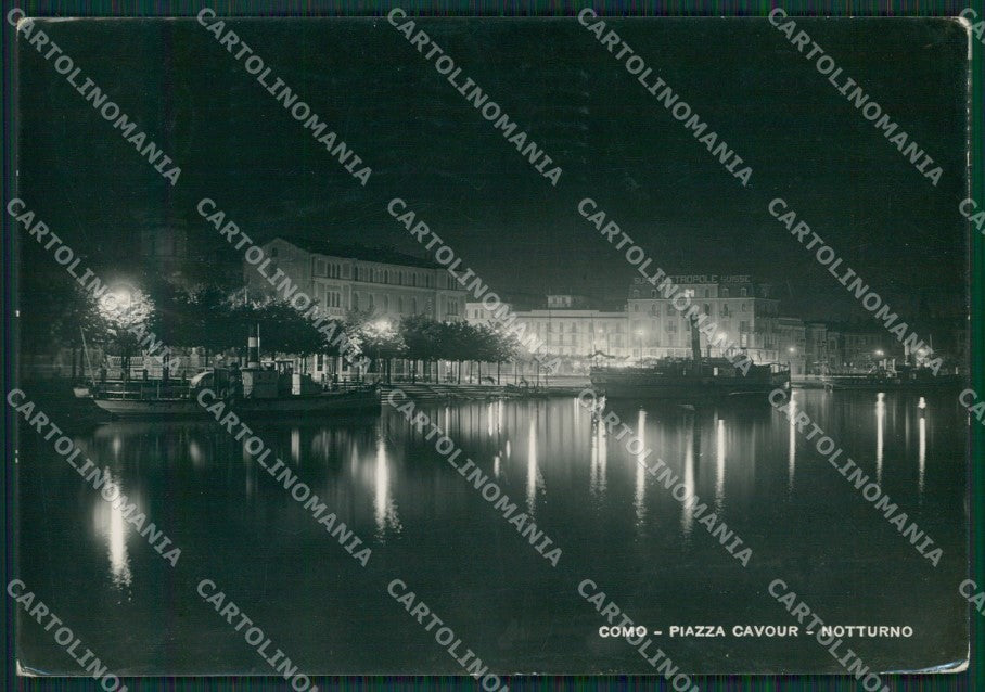 Como Città Lago di Battello Foto FG cartolina KB3026 – fronte