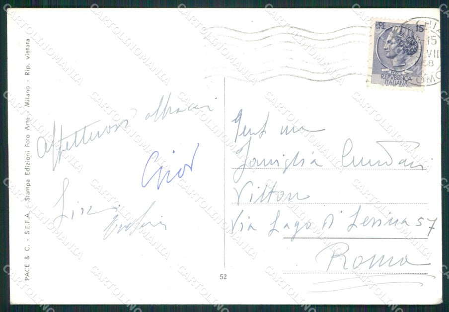 Como Città Villa Olmo Foto FG cartolina KB3029 – retro