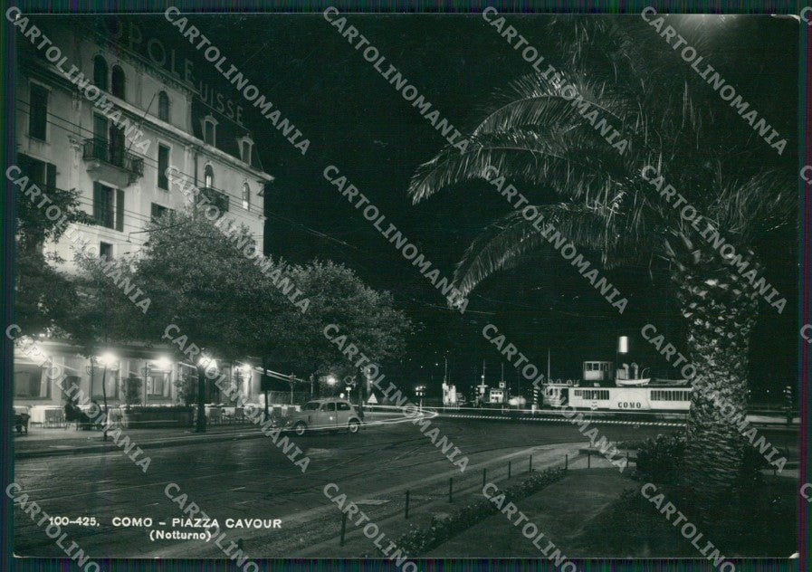 Como Città Lago di Battello Foto FG cartolina KB3035 – fronte