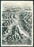 Como Lago di Mappa Foto FG cartolina KB3041 – fronte