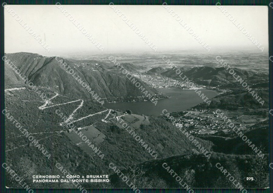 Como Brunate Cernobbio Lago di Como Bisbino Foto FG cartolina KB3049 – fronte