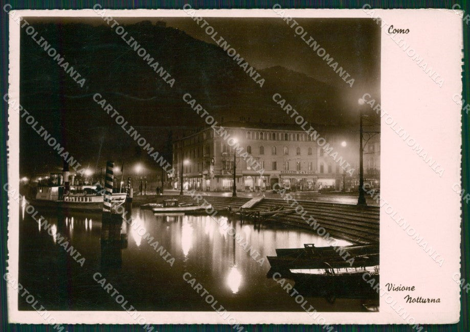 Como Città Lago di Battello Foto FG cartolina KB3058 – fronte