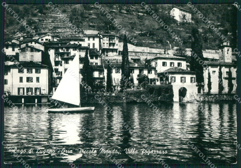 Como Valsolda Oria Lago di Lugano Fogazzaro Foto FG cartolina KB3069 – fronte