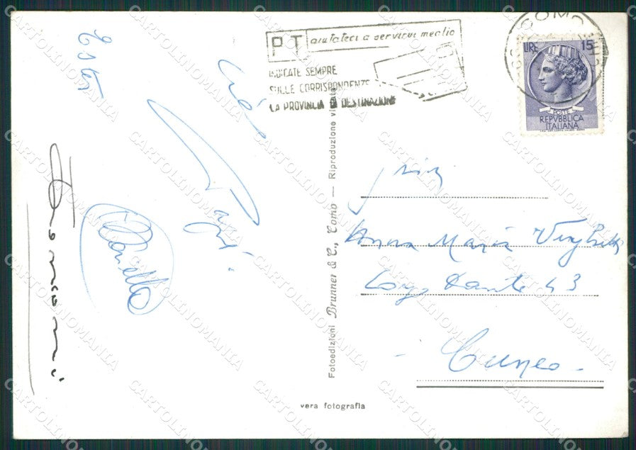 Como Città Lago di PIEGHINE Foto FG cartolina KB3077 – retro