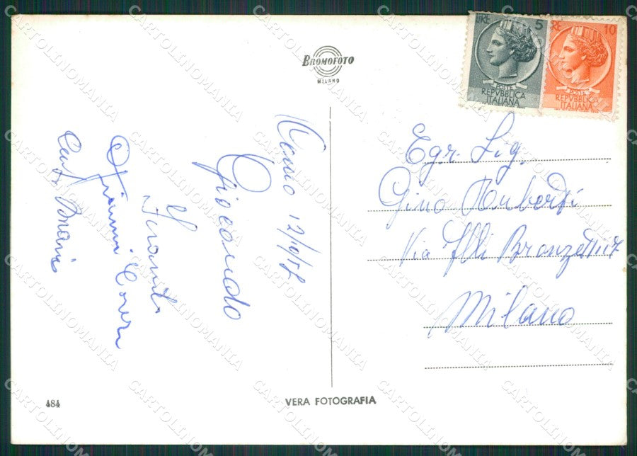 Como Lago di Foto FG cartolina KB3085 – retro