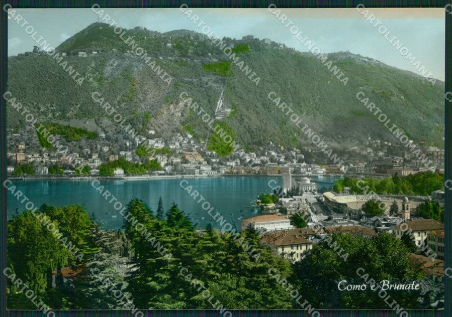 Como Brunate Lago di Como Foto FG cartolina KB3098 – fronte
