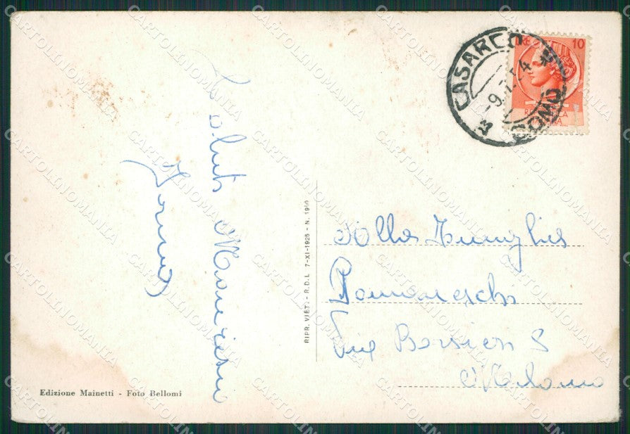 Lecco Casargo Pizzi di Parlasco Terme di Tartavalle FG cartolina KB3110 – retro