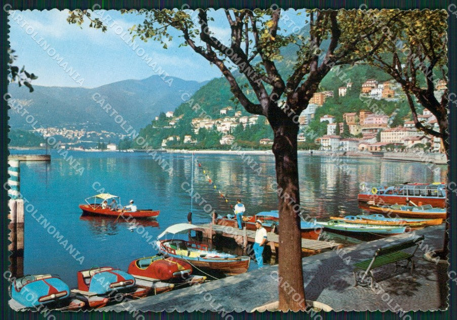 Como Città Lago di Barche Foto FG cartolina KB3116 – fronte
