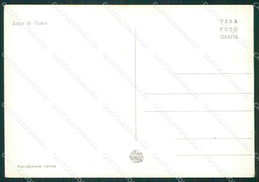 Como Città Lago di Foto FG cartolina KB3135 – retro