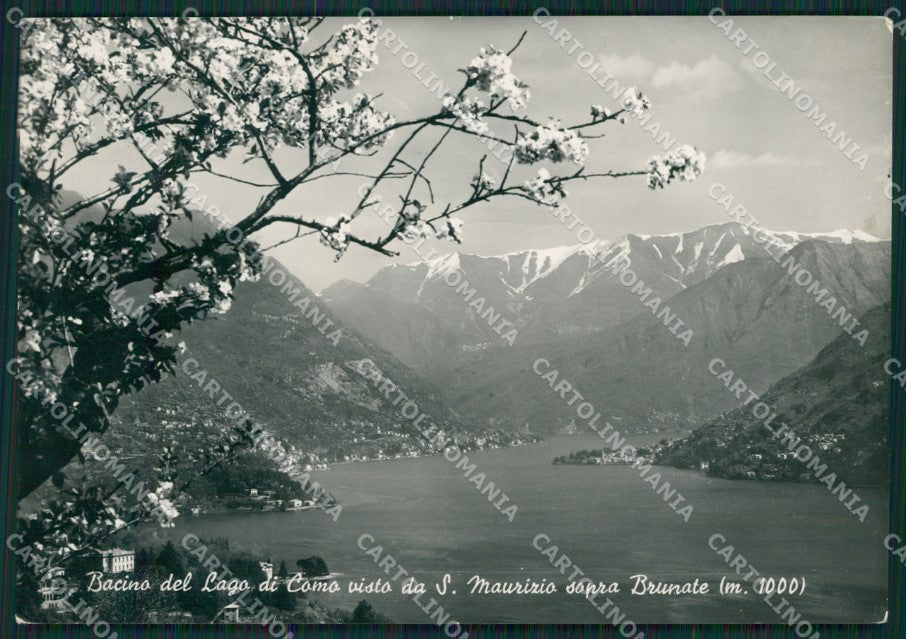Como Brunate San Maurizio Lago di Como PIEGHINA Foto FG cartolina KB3138 – fronte