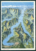 Como Lago di Mappa FG cartolina KB3142 – fronte